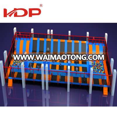 Kindergarten big trampoline park Inflatable Trampoline for sale